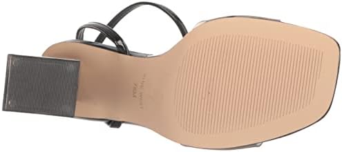 Nine West Women's GLOREA Heeled Sandal, Black 001, 5 | Image 3