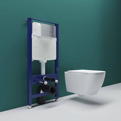 SKY Wall Hung Toilet Set with Concealed Cistern Frame
