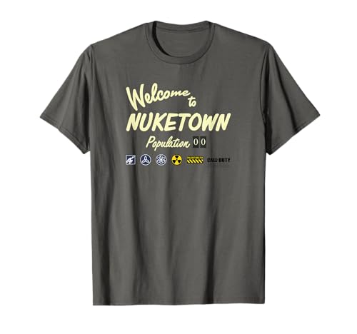 Call of Duty Nuketown Welcome Sign Video Game T-Shirt
