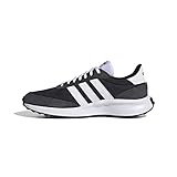 adidas Run 70s, Zapatillas de Running Hombre, Core Black Ftwr White Carbon, 43 1/3 EU