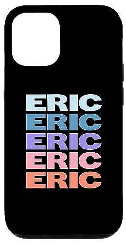 Funny Modern Repeated Text Design Eric �X�}�z�P�[�X iPhone 12/12 Pro �p