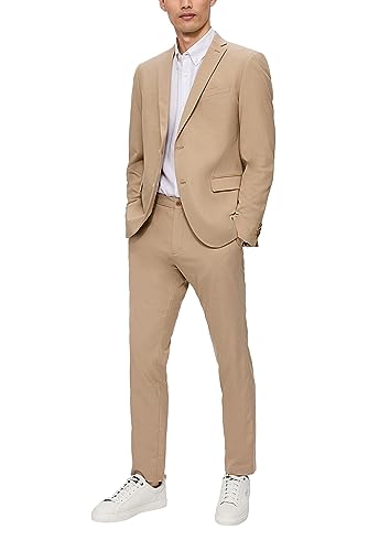 s.Oliver Herren Sakko – Slim Fit, Woll-Optik, voll gefüttert – Ansicht 2