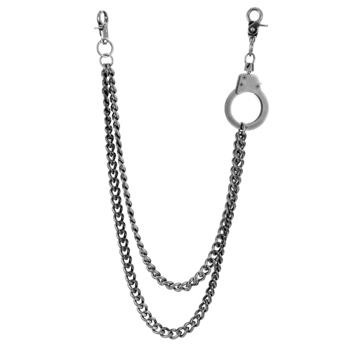 Image of Hip Hop Wallet Chain Waist Pants Chain Accessory for Streetwear Rave Urban Punk Jeans Keychains for Men Women