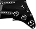 Pareschi SSS Loaded Pickguard Set - Single Coil Pickups, 3-Ply Black, Easy Drop-In Replacement – Compatible with Fender Stratocaster Guitars, Black