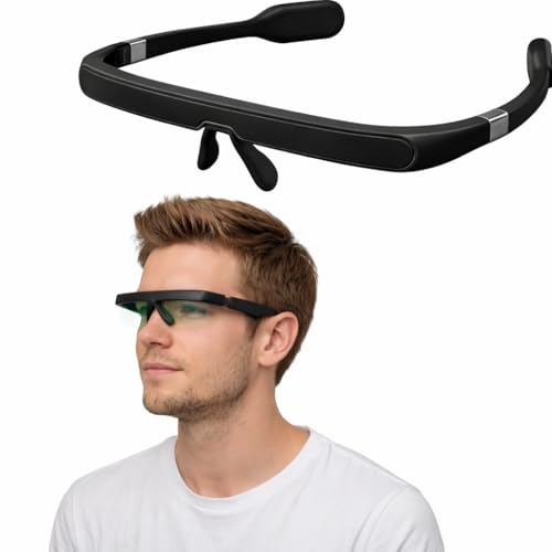 Pegasi 2 - Smart Light Therapy Glasses Improve Your Sleep in 7 Days Feather-Light Research-Backed Blue-Green Light Boost Energy Beat Jet Lag Black product thumbnail 9
