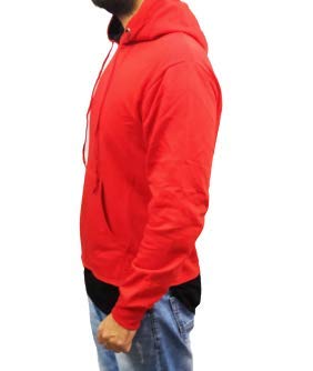 Image of Paul & Gabriel Solid Regular Fit Cotton Hoodie For Men