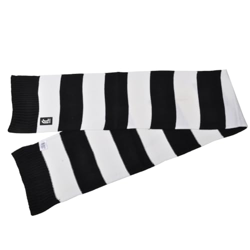 Sciarpa Juventus Invernale Prodotto Ufficiale Righe Grandi Bianco Nere 100% Acrilico 25X180 Cm Mod. 131029 Juve B - 2