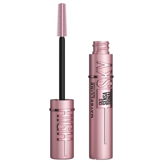Maybelline New York, Máscara de pestañas Volumen y Longitud, Lash Sensational Sky High, Black (Negro), 7,2 ml