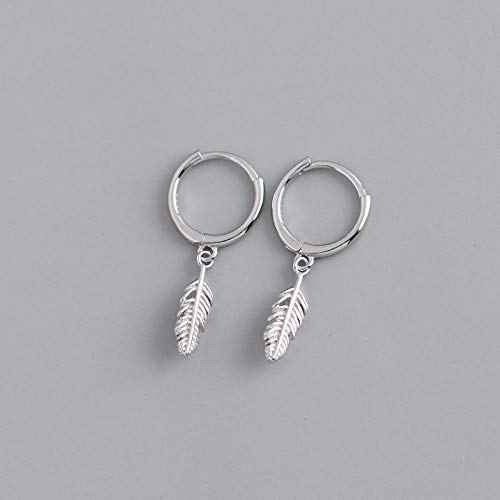 Orecchini Argento,Ciondolo Minimalista con Trama a...