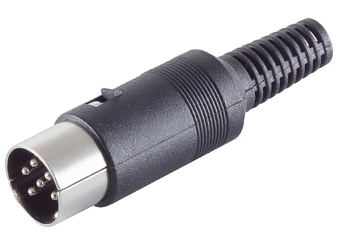 Connecteur DIN 6 broches pour studio musical et système audio de salon