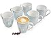 Produktbild Sänger Kaffeebecher Sarti 6 teiliges Becher-Set für 6 Personen aus Steingut, Trinkbecher 300ml, erweiterbar, Alltag, besonderes Dinner, Outdoor, Tassen-Set Illustrationen