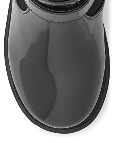 Gymboree Girls And Toddler Faux Leather Tall Mid Calf Boot, Black, 7 Little Kid Us #TOP3