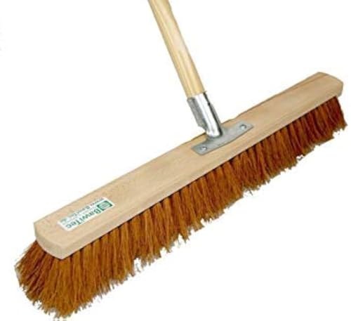 balai coco grande dimension : 60, 80 ou 100 cm avec manche cantonnier 1.40m (80)