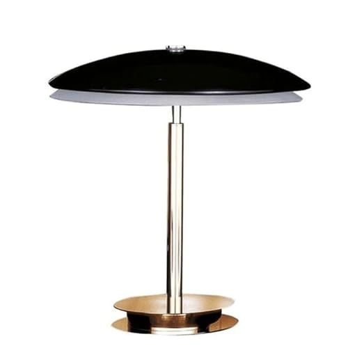 ZENY896V Bedside Lamps Mushroom Lamp Simple Bedroom Bedside Decoration High-end Light Luxury Desk Home Decor(Black)