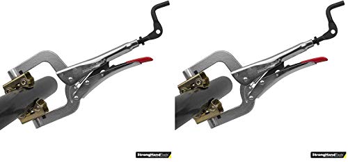 Strong Hand Tools Pipe Pliers with Large V-Pads, 11-Inch (Two