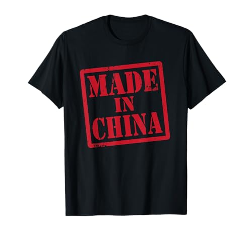 Maglietta Made In China No Tariffs Trade Wars Maglietta
