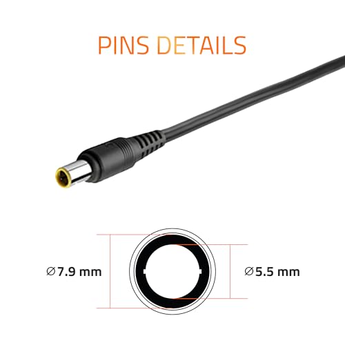 Image of AR0904 90 Watt Laptop Charger /Adapter with Power Cord Compatible with Lenovo Laptops (20 V /4.5A, Pin: 7.9 x 5.5mm)