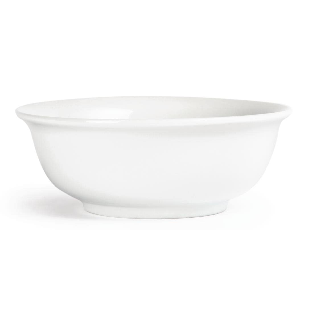Olympia Whiteware Salad Bowls 200mm Porcelain Kitchen Serving Dish Tableware 6pc
