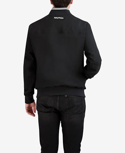 Image of Nautica Men's Lightweight Bomber Jacket - Wind & Water-Resistant, Regular, Big & Tall Sizes