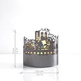 München Skyline Schattenspiel - Faszinierendes Kerzenlicht mit Silhouettenprojektion - Perfektes Souvenir & Geschenk für München-Fans
