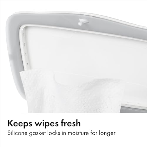 OXO Tot Perfect Pull Wipes Dispenser, Gray - Thumbnail 4