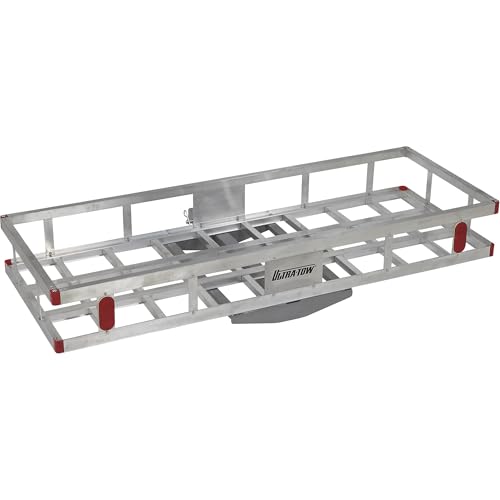Ultra-Tow Aluminum Hitch Cargo Carrier - 500-Lb. Capacity, Silver, 60in. x 22.5in. x 8in.H - Thumbnail 6