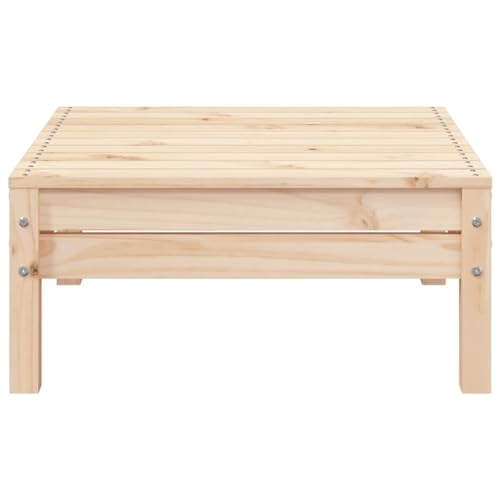 Reposapiés de jardín de madera maciza, la base firme y cómoda para tu relax exterior 6