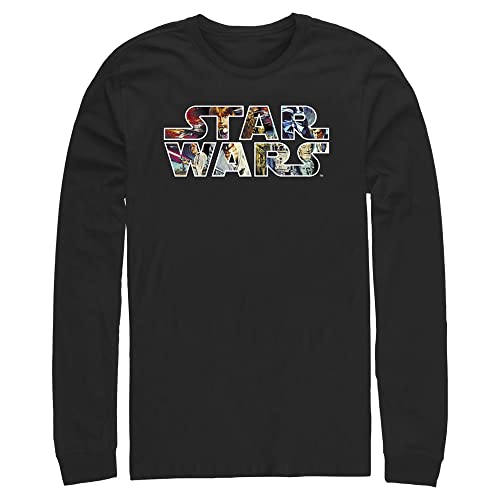 Haut Star Wars manches longues noir XXL Tall idéal pour un style urbain quotidien