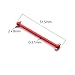 1/18 RC Car Upgrade Parts A959B A949 A959 A969 A979 K929 Himoto E18 Spino 4pcs Metal Drive Shaft Dogbone A959-07(Red)