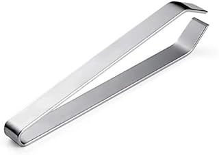 nuoshen Fish Tweezers,Professional Stainless Steel Kitchen Fish Bone Remover Tweezers for Cooking Food, 12cm