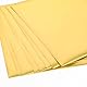 19 x 16cm 100 Stück Folie Papier Wrapper Goldene Aluminiumfolie Schokolade Verpackungen Bonbonpapier aus Folie Quadratisch Goldfolie Bonbonpapier für DIY, Dubai Schokolade, Süßigkeiten und Pralinen