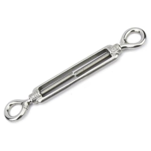 20 PCS Gancho y Ojal Tensores de Acero Inoxidable 304 Equipo de Aparejo de Servicio Pesado miniatura 2