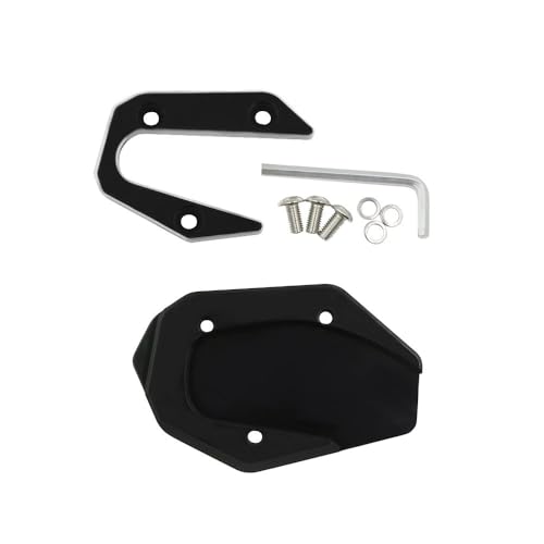 Extension de béquille moto MT03 : plaque de stabilité pour sols meubles et herbe