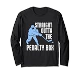dritto fuori la scatola di rigore hockey su ghiaccio enforcer hockey maglia a manica
