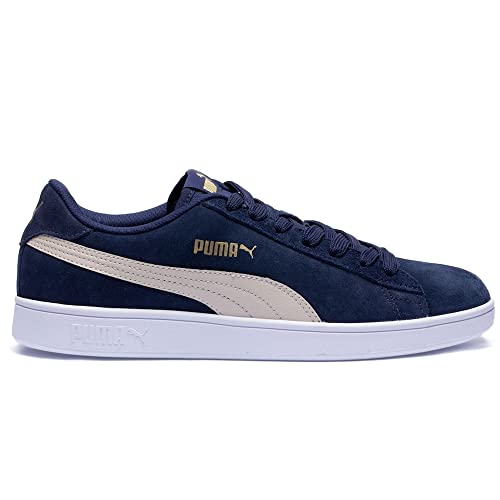 Tênis Smash V2 Bdp, Puma, Masculino, Marinho/Creme/Dourado/Branco, 40