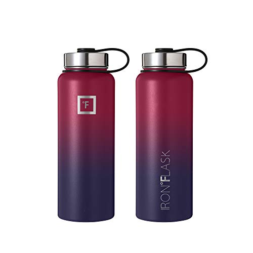 image for IRON °FLASK Sports Water Bottle - 64oz, 3 Lids (Spout Lid), Vacuum In