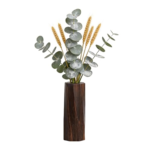 Handcrafted Natural Wood Vase | Eco-Friendly Home Decor | Unbreakable