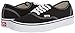 Vans Authentic Unisex Skate Trainers Shoes Black 11.5 B(M) US Women / 10 D(M) US Men