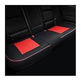 Para Seat Para Ibiza Universal Cuero Conjunto Completo Fundas Asiento Coche Protector Asiento Cojín, La funda de asiento de automóvil de cuero desechable está hecha de cuero, no es fácil de dañar y puede mantener su asiento para una protección a largo plazo contra el polvo, la humedad y la durabilidad.