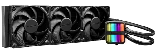 be quiet! Silent Loop 3 420mm système de refroidissement liquide, plaque froide usinée avec haute précision, 3 ventilateurs Silent Wings 4 140mm PWM high-speed, performances de refroidissement inouïes