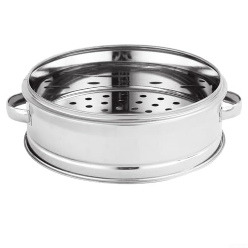 Bandeja de vapor de acero inoxidable para cocinar saludablemente verduras, carne y alimentos para bebés (vaporizador de 16 cm)