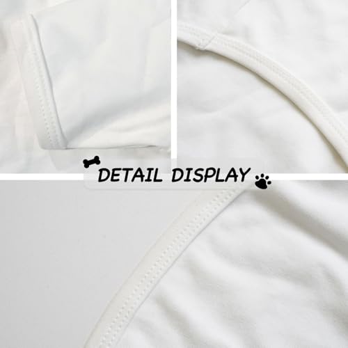 Personalisiert Hundemantel T-Shirt – Mit Bild, Text, Namen oder Logo, Selbst Gestalten, Hundekleidung, Hundekostüm, Personalisierte Hunde Kleidung, Tierliebhaber L