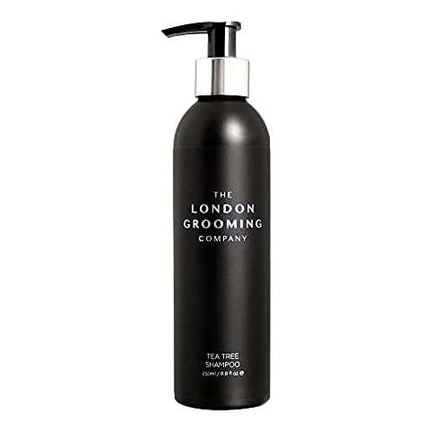 The London Grooming Company Tea Tree Shampoo | Sulphate Free | Anti Dandruff | All Hair Types | 250ml (8.8 Fl Oz) Cover