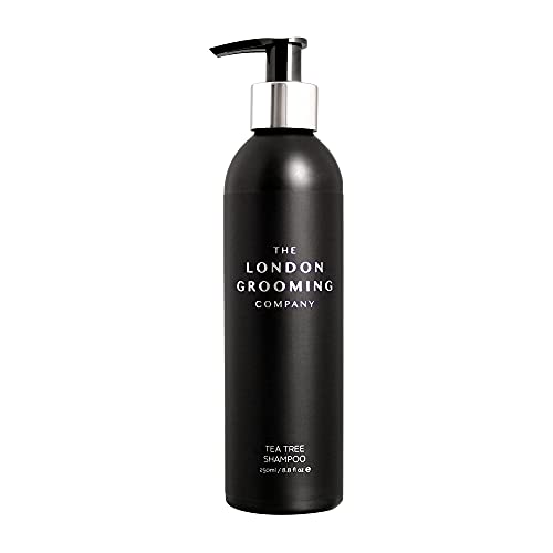 The London Grooming Company Tea Tree Shampoo | Sulfate Free | Anti Dandruff | All Hair Types | 8.8 Fl Oz (250ml)