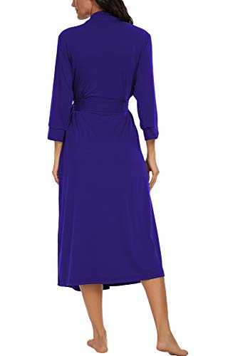 Image of VINTATRE Robes for Women Long Knit Bathrobe XS-4XL