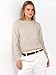 ANRABESS Women’s Long Sleeve Sweaters Cropped Crew Neck Business Casual Light Weight Sweater Tops Fall Fashion Clothes 2025 Light Almond M