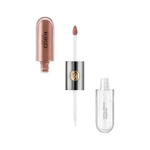 KIKO Milano Unlimited Double Touch 103 Liquid Lipstick With A Bright Finish In A Two-Step Application. Lasts Up To 12 Hours. No-Transfer Base Colour