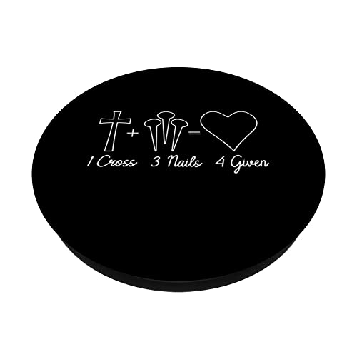 Followers of Jesus Christ - He found me PopSockets Swappable PopGrip, Black - Image 2