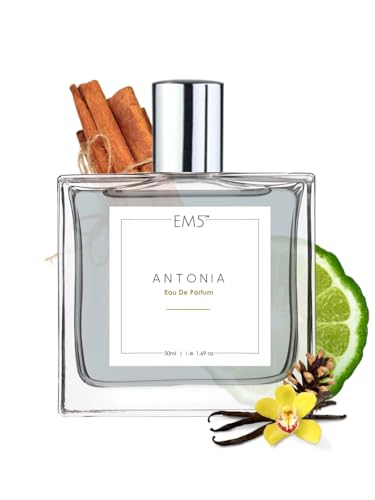 Image of EM5 Antonia Perfume for Men | Woody Earthy Spicy | Eau de Parfum | Strong and Long Lasting Spray | Luxury Gift for Him