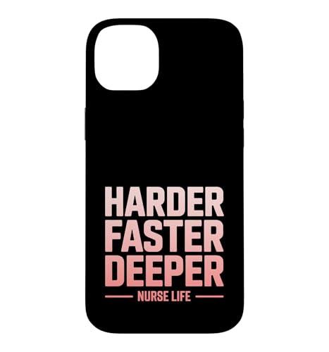 Harder Faster Deeper Nurse Life CPR ���[���A �X�}�z�P�[�X iPhone 14 Plus �p